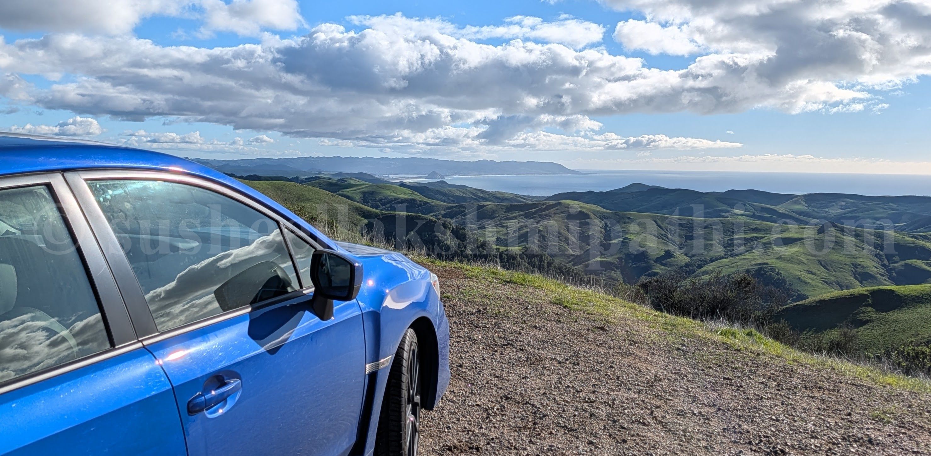 Overlook on Green Valley road, CA State route 46
